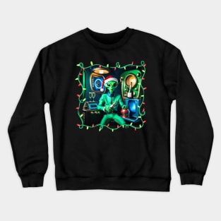 Alien Santa claus Crewneck Sweatshirt